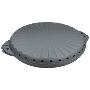 koziol Mehrweg-Pizzabox Move; 39.7x34x5.2 cm (LxBxH); grau; oval; 14 Stück / Packung