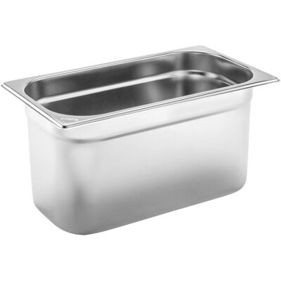 PULSIVA GN-Behälter 1/3 Basic; Grösse GN 1/3, 5700 ml, 32.5x17.6x15 cm (LxBxT); silber PULSIVA GN-Behälter 1/3 Basic; Grösse GN 1/3, 5700 ml, 32.5x17.6x15 cm (LxBxT); silber
