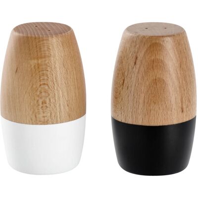 VEGA Salz-/Pfefferstreuer-Set Kayu rund bauchig; 4.5x9 cm (ØxH); buche VEGA Salz-/Pfefferstreuer-Set Kayu rund bauchig; 4.5x9 cm (ØxH); buche