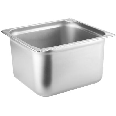 PULSIVA Edelstahl GN 2/3 Lebensmittelbehälter - 16,1L PULSIVA Edelstahl GN 2/3 Lebensmittelbehälter - 16,1L