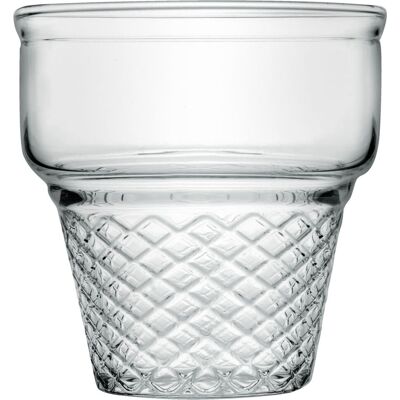 Pasabahçe Eisbecher Mini Cornet; 245 ml, 8.5x8.6 cm (ØxH); transparent; 24 Stück / Pack Pasabahçe Eisbecher Mini Cornet; 245 ml, 8.5x8.6 cm (ØxH); transparent; 24 Stück / Pack