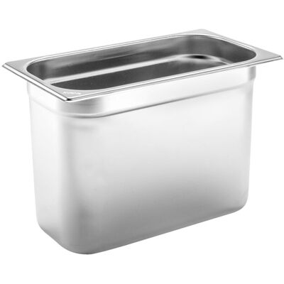PULSIVA Edelstahl GN 1/3 Behälter - Stapelbar, Spülmaschinenfest - 7,8L PULSIVA Edelstahl GN 1/3 Behälter - Stapelbar, Spülmaschinenfest - 7,8L