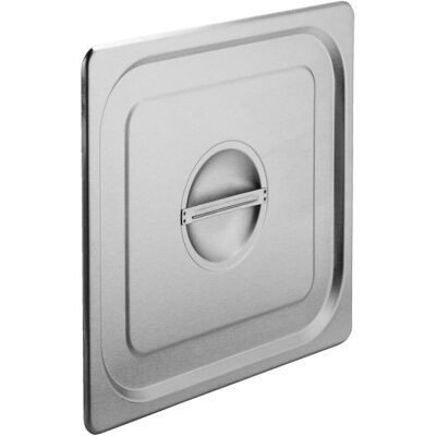 PULSIVA Edelstahl-Gastronorm-Deckel GN 2/3 - Abdeckhaube für Gastronorm 2/3, 35,5x32,7 cm PULSIVA Edelstahl-Gastronorm-Deckel GN 2/3 - Abdeckhaube für Gastronorm 2/3, 35,5x32,7 cm