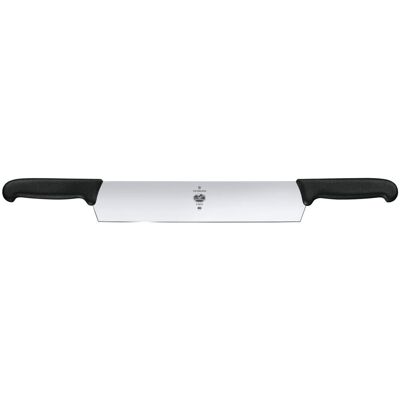 Victorinox Käsemesser Fibrox 2 Griffe; Klingenlänge 30 cm, 58.8 cm (L); silber/schwarz Victorinox Käsemesser Fibrox 2 Griffe; Klingenlänge 30 cm, 58.8 cm (L); silber/schwarz