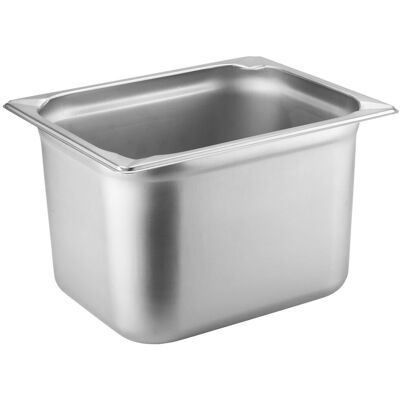 PULSIVA Edelstahl Gastronorm Behälter GN 1/2 - Lebensmittelbehälter PULSIVA Edelstahl Gastronorm Behälter GN 1/2 - Lebensmittelbehälter