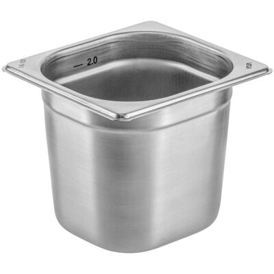Vega Edelstahl Behälter GN 1/6 - Lebensmittelbehälter Vega Edelstahl Behälter GN 1/6 - Lebensmittelbehälter
