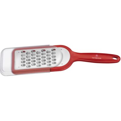 Victorinox Küchenreibe grob; 6.7x26.2x2.7 cm (BxHxT); rot/silber Victorinox Küchenreibe grob; 6.7x26.2x2.7 cm (BxHxT); rot/silber
