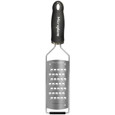 Microplane Gourmet-Reibe Extra-Coarse; 31.5x7.5x3 cm (LxBxH); schwarz Microplane Gourmet-Reibe Extra-Coarse; 31.5x7.5x3 cm (LxBxH); schwarz