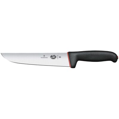 Victorinox Schlachtmesser Fibrox Dual Grip gerade; Klingenlänge 20 cm, 33 cm (L); silber/schwarz/rot Victorinox Schlachtmesser Fibrox Dual Grip gerade; Klingenlänge 20 cm, 33 cm (L); silber/schwarz/rot
