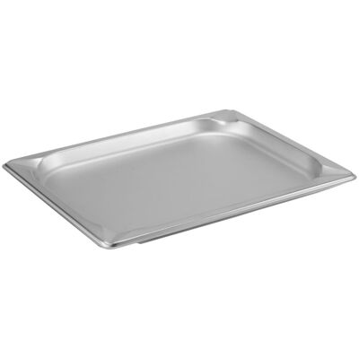 PULSIVA Edelstahl GN 1/2 Behälter - 0,89l - 32,7x26,5x2 cm - Lebensmittelbehälter PULSIVA Edelstahl GN 1/2 Behälter - 0,89l - 32,7x26,5x2 cm - Lebensmittelbehälter