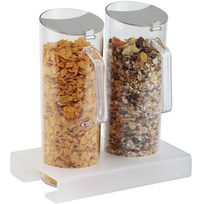 APS Cerealien-Bar Adiago; 1500 ml, 26x4x16.5 cm (BxHxT); transparent; rechteckig APS Cerealien-Bar Adiago; 1500 ml, 26x4x16.5 cm (BxHxT); transparent; rechteckig