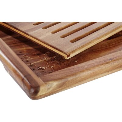 APS Brotschneidebrett Akazia; 53x32.5x2.5 cm (LxBxH); braun APS Brotschneidebrett Akazia; 53x32.5x2.5 cm (LxBxH); braun
