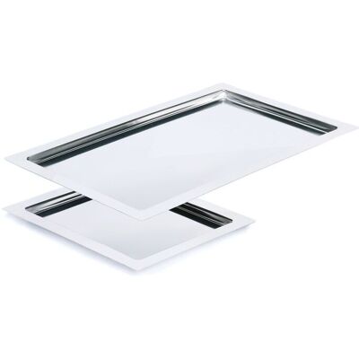 APS Tablett Sektion; Grösse GN 1/1, 53x32.5x2 cm (LxBxH); silber; rechteckig APS Tablett Sektion; Grösse GN 1/1, 53x32.5x2 cm (LxBxH); silber; rechteckig