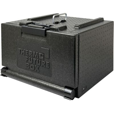 Thermo Future Box Pizza-Carry Box Frontlader; 27000 ml, 43x47x33 cm (LxBxH); schwarz Thermo Future Box Pizza-Carry Box Frontlader; 27000 ml, 43x47x33 cm (LxBxH); schwarz