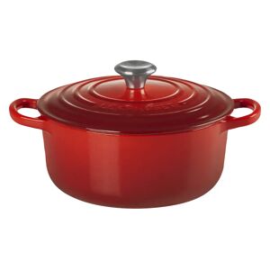 Le Creuset Bräter Signature rund 20 cm; 2400ml, 20x14.1 cm (ØxH); dunkelrot; rund