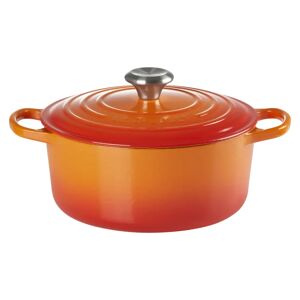 Le Creuset Bräter Signature rund 24 cm; 4200ml, 24x17.2 cm (ØxH); orange; rund