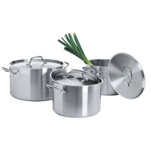 PULSIVA Kochtopf-Set Chef 6-teilig; silber