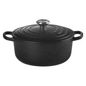 Le Creuset Bräter Signature rund 20 cm; 2400ml, 20x14.1 cm (ØxH); schwarz; rund