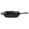 Le Creuset Grillpfanne Signature mit Stiel; 26x26 cm (LxB); schwarz; quadratisch