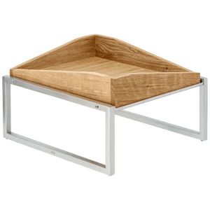 VEGA Brotschütte Torresso GN 1/2 hoch; Grösse GN 1/2, 32.9x36x21.5 cm (LxBxH); eiche/silber; rechteckig