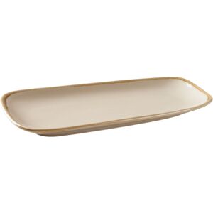 PULSIVA Servierplatte Glaze 2.0; 33.5x17x4 cm (LxBxH); sand; rechteckig; 4 Stück / Pack PULSIVA Servierplatte Glaze 2.0; 33.5x17x4 cm (LxBxH); sand; rechteckig; 4 Stück / Pack