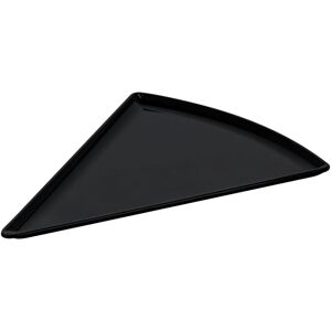 PULSIVA Servierplatte Tornago; 27.8x21.8x1.3 cm (LxBxH); schwarz; dreieckig; 6 Stück / Pack PULSIVA Servierplatte Tornago; 27.8x21.8x1.3 cm (LxBxH); schwarz; dreieckig; 6 Stück / Pack