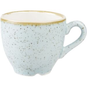 Churchill Espresso Tasse Stonecast Duck Egg; 100 ml, 6.5x5.5 cm (ØxH); hellblau/braun; rund; 12 Stück / Pack Churchill Espresso Tasse Stonecast Duck Egg; 100 ml, 6.5x5.5 cm (ØxH); hellblau/braun; rund; 12 Stück / Pack
