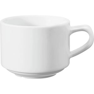 Vega Vega Cappuccino Tasse - Porzellan 200ml Hotelqualität Rund Weiß Vega Vega Cappuccino Tasse - Porzellan 200ml Hotelqualität Rund Weiß
