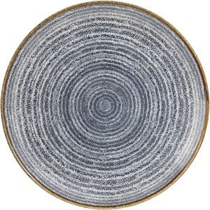Churchill Teller flach Studio Prints Slate Blue Coupe; 28.8 cm (Ø); blau/braun; rund; 12 Stück / Pack Churchill Teller flach Studio Prints Slate Blue Coupe; 28.8 cm (Ø); blau/braun; rund; 12 Stück / Pack