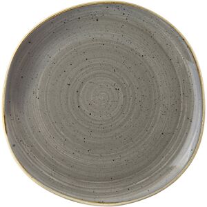 Churchill Teller flach Stonecast Peppercorn organisch; 26.4 cm (B); grau/braun; organisch; 12 Stück / Pack Churchill Teller flach Stonecast Peppercorn organisch; 26.4 cm (B); grau/braun; organisch; 12 Stück / Pack