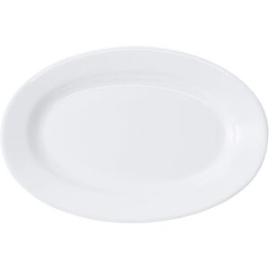 Bormioli Rocco Servierplatte Toledo; 22x15.4 cm (LxB); weiss; oval; 6 Stück / Pack Bormioli Rocco Servierplatte Toledo; 22x15.4 cm (LxB); weiss; oval; 6 Stück / Pack