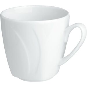 Vega Soria Cappuccino Tasse - Weiß - Stapelbar, Porzellan, Spülmaschinenfest Vega Soria Cappuccino Tasse - Weiß - Stapelbar, Porzellan, Spülmaschinenfest