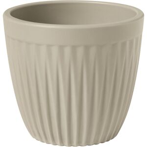 VEGA Kaffee-Obertasse Kanas mit Relief; 210 ml, 8.1x7.1 cm (ØxH); beige; rund; 6 Stück / Pack VEGA Kaffee-Obertasse Kanas mit Relief; 210 ml, 8.1x7.1 cm (ØxH); beige; rund; 6 Stück / Pack