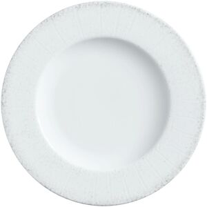 VEGA Teller flach Caju mit Fahne; 21 cm (Ø); weiss/grau; rund; 6 Stück / Pack VEGA Teller flach Caju mit Fahne; 21 cm (Ø); weiss/grau; rund; 6 Stück / Pack