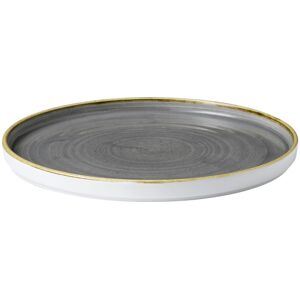 Churchill Teller rund Stonecast Peppercorn mit erhöhtem Rand; 27.5x2 cm (ØxH); grau/braun; rund; 6 Stück / Pack Churchill Teller rund Stonecast Peppercorn mit erhöhtem Rand; 27.5x2 cm (ØxH); grau/braun; rund; 6 Stück / Pack