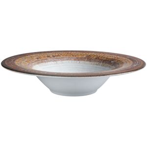 VEGA Porzellan Pastateller Terra Mosaic; 600 ml, 30 cm (Ø); terrakotta/beige/braun; rund; 4 Stück / Pack VEGA Porzellan Pastateller Terra Mosaic; 600 ml, 30 cm (Ø); terrakotta/beige/braun; rund; 4 Stück / Pack