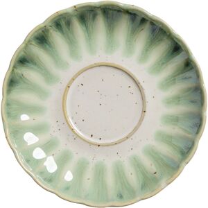 VEGA Espresso-Untertasse Flora; 12.5x2.1 cm (ØxH); grün/beige; rund; 6 Stück / Pack VEGA Espresso-Untertasse Flora; 12.5x2.1 cm (ØxH); grün/beige; rund; 6 Stück / Pack
