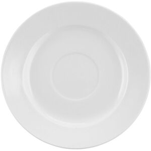 Weiße Porzellan-Untertasse - 15,8 cm (Ø) - Rund - 6 Stück Weiße Porzellan-Untertasse - 15,8 cm (Ø) - Rund - 6 Stück