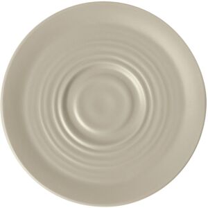 VEGA Espresso-Untertasse Kanas mit Relief; 11.4x1.3 cm (ØxH); beige; rund; 6 Stück / Pack VEGA Espresso-Untertasse Kanas mit Relief; 11.4x1.3 cm (ØxH); beige; rund; 6 Stück / Pack
