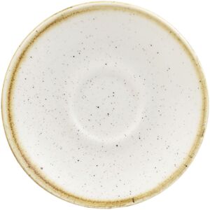 Churchill Espresso Untere Stonecast Barley White; 11.8 cm (Ø); weiss/braun; rund; 12 Stück / Pack Churchill Espresso Untere Stonecast Barley White; 11.8 cm (Ø); weiss/braun; rund; 12 Stück / Pack
