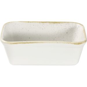 Churchill Lasagne Rechteck Stonecast Barley White; 600 ml, 16x12x5 cm (LxBxH); weiss/braun; rechteckig; 12 Stück / Pack Churchill Lasagne Rechteck Stonecast Barley White; 600 ml, 16x12x5 cm (LxBxH); weiss/braun; rechteckig; 12 Stück / Pack