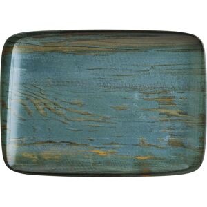 Bonna Platte Madera Mint rechteckig; 23x16 cm (LxB); türkis/braun/schwarz; rechteckig; 12 Stück / Pack Bonna Platte Madera Mint rechteckig; 23x16 cm (LxB); türkis/braun/schwarz; rechteckig; 12 Stück / Pack