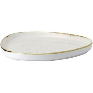 Churchill Teller flach Stonecast Barley White dreieckig mit Steilrand; 20x2 cm (BxH); weiss/braun; dreieckig; 6 Stück / Pack Churchill Teller flach Stonecast Barley White dreieckig mit Steilrand; 20x2 cm (BxH); weiss/braun; dreieckig; 6 Stück / Pack