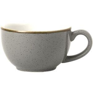 Churchill Cappuccino Tasse Stonecast Peppercorn; 170 ml, 9x5.5 cm (ØxH); grau/braun; rund; 12 Stück / Pack Churchill Cappuccino Tasse Stonecast Peppercorn; 170 ml, 9x5.5 cm (ØxH); grau/braun; rund; 12 Stück / Pack