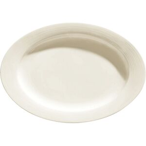 Vega Skyline Ovaler Teller - Bone China - 29x20cm - Modern Elegantes Geschirr Vega Skyline Ovaler Teller - Bone China - 29x20cm - Modern Elegantes Geschirr