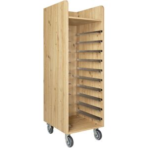 VEGA Tablett-Abräumwagen Baristo; 52x59x166 cm (BxTxH); wildeiche VEGA Tablett-Abräumwagen Baristo; 52x59x166 cm (BxTxH); wildeiche