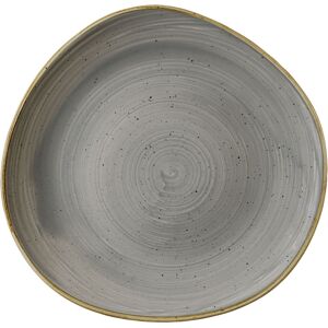 Churchill Teller flach Stonecast Peppercorn organisch; 28.6 cm (B); grau/braun; organisch; 12 Stück / Pack Churchill Teller flach Stonecast Peppercorn organisch; 28.6 cm (B); grau/braun; organisch; 12 Stück / Pack