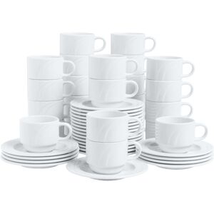 PULSIVA Vorteilspack Kaffee-Set Melody 48-teilig; weiss PULSIVA Vorteilspack Kaffee-Set Melody 48-teilig; weiss