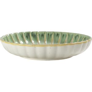 VEGA Teller tief Flora; 300 ml, 23x4.6 cm (ØxH); grün/beige; rund; 4 Stück / Pack VEGA Teller tief Flora; 300 ml, 23x4.6 cm (ØxH); grün/beige; rund; 4 Stück / Pack