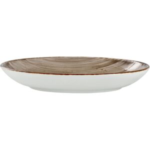 VEGA Teller tief Nebro oval; 800 ml, 27x20.5x4.2 cm (LxBxH); grau; oval; 6 Stück / Pack VEGA Teller tief Nebro oval; 800 ml, 27x20.5x4.2 cm (LxBxH); grau; oval; 6 Stück / Pack